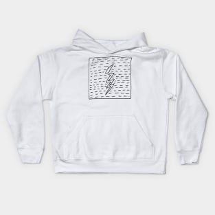 The painting of a torrent Kids Hoodie